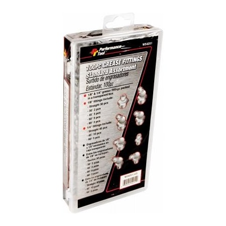 Performance Tool 100PK Grease Fitting W54251